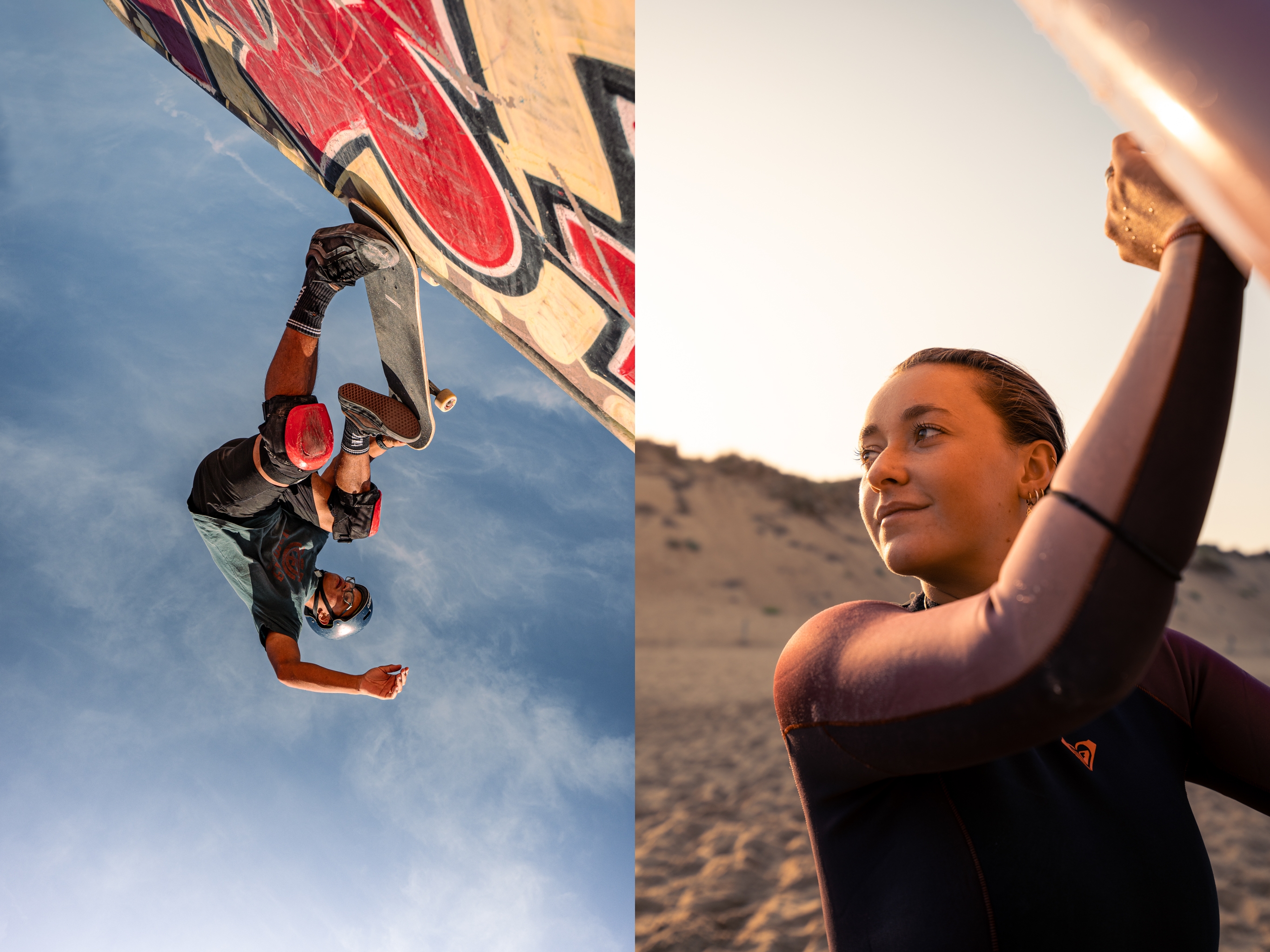 3 — Photo de sport et portrait