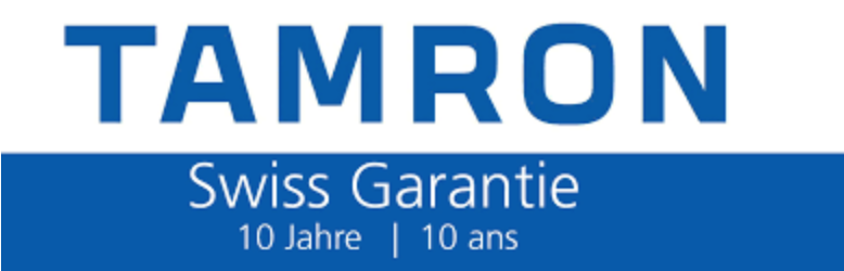 10 ans de garantie pour votre objectif TAMRON