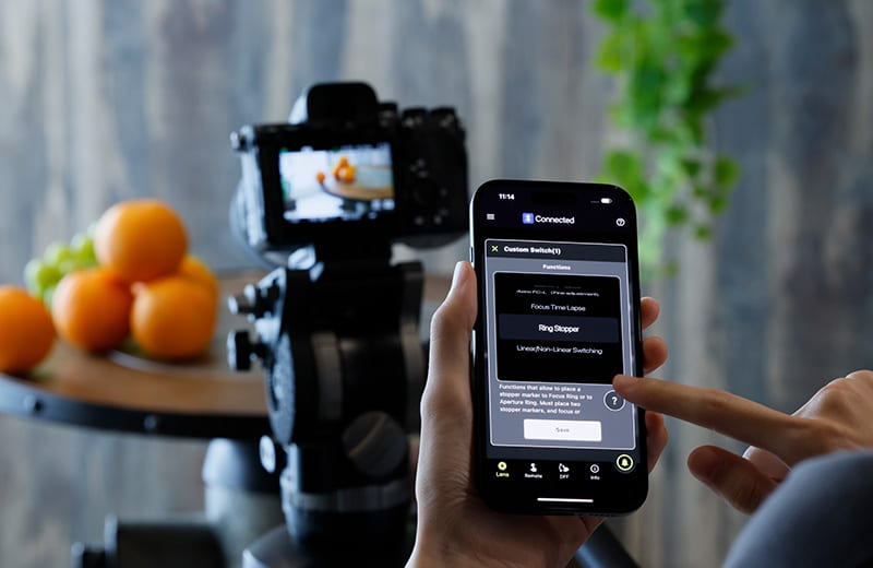 Individuelle Objektivsteuerung für moderne Creators.