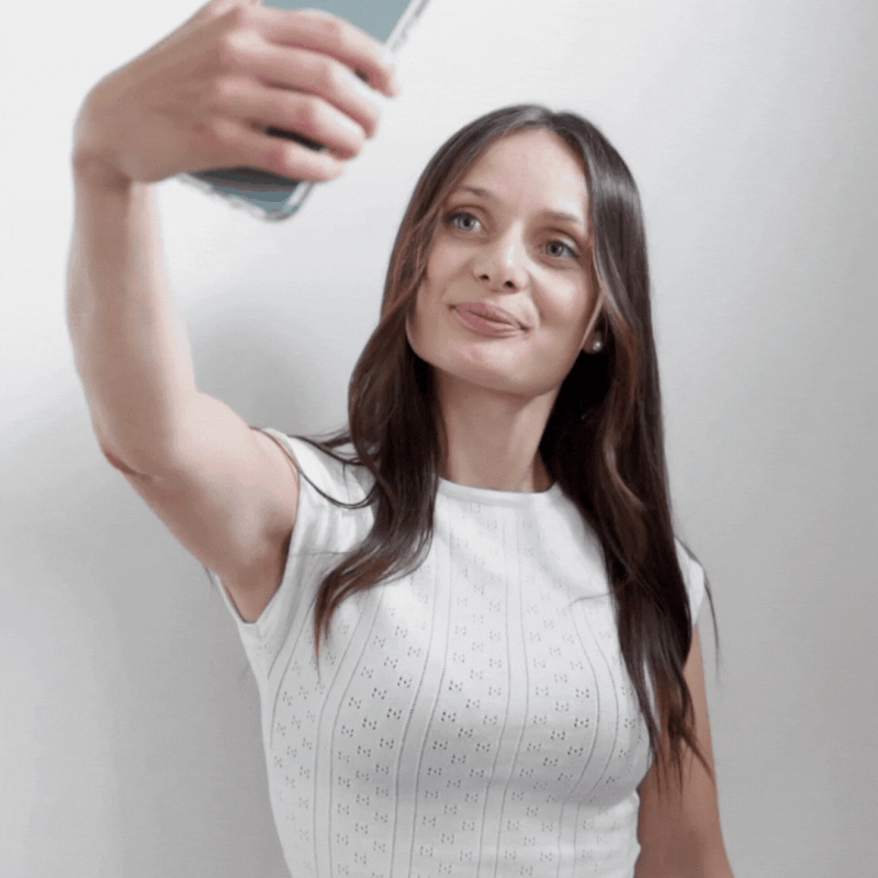 happy social media manager