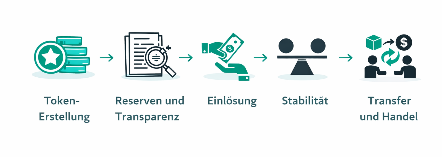 Tether Funktionsweise und Ablauf