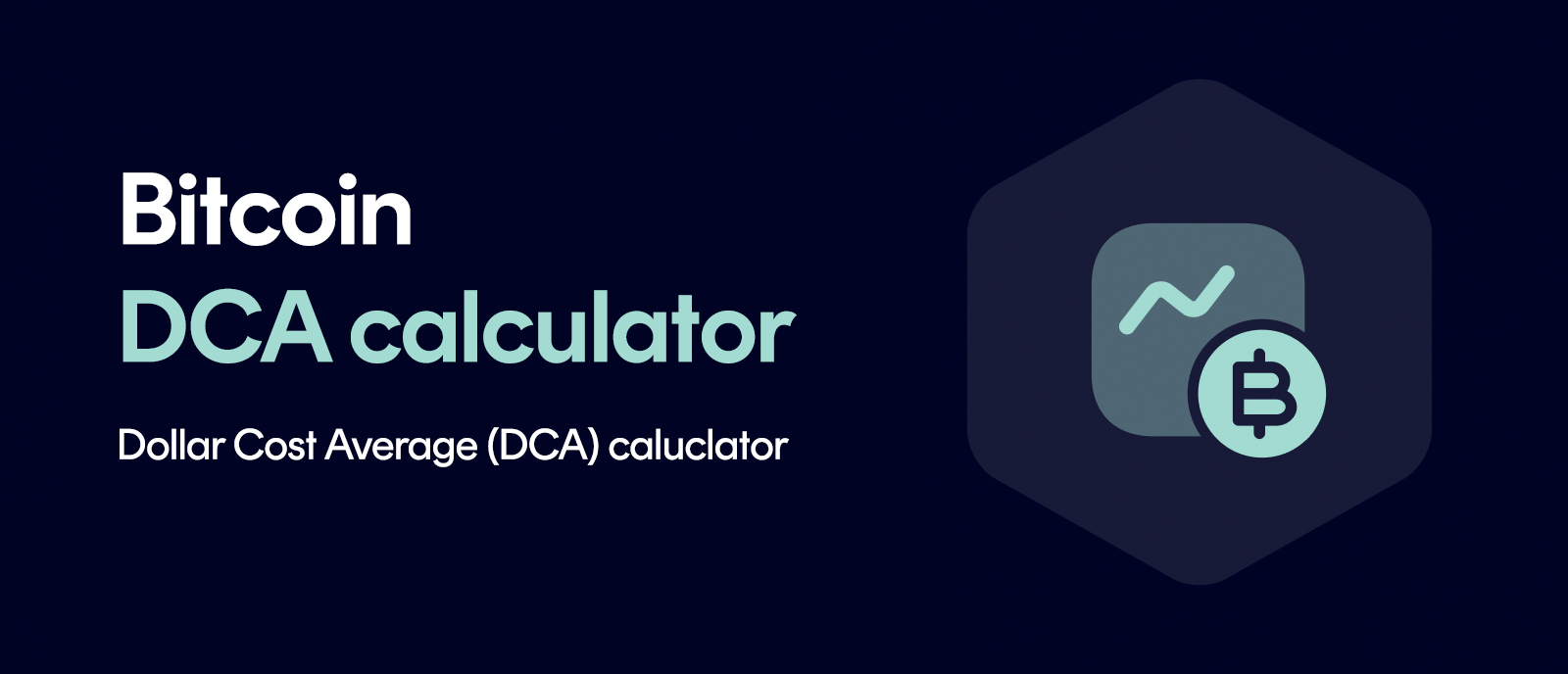 Bitcoin DCA calculator