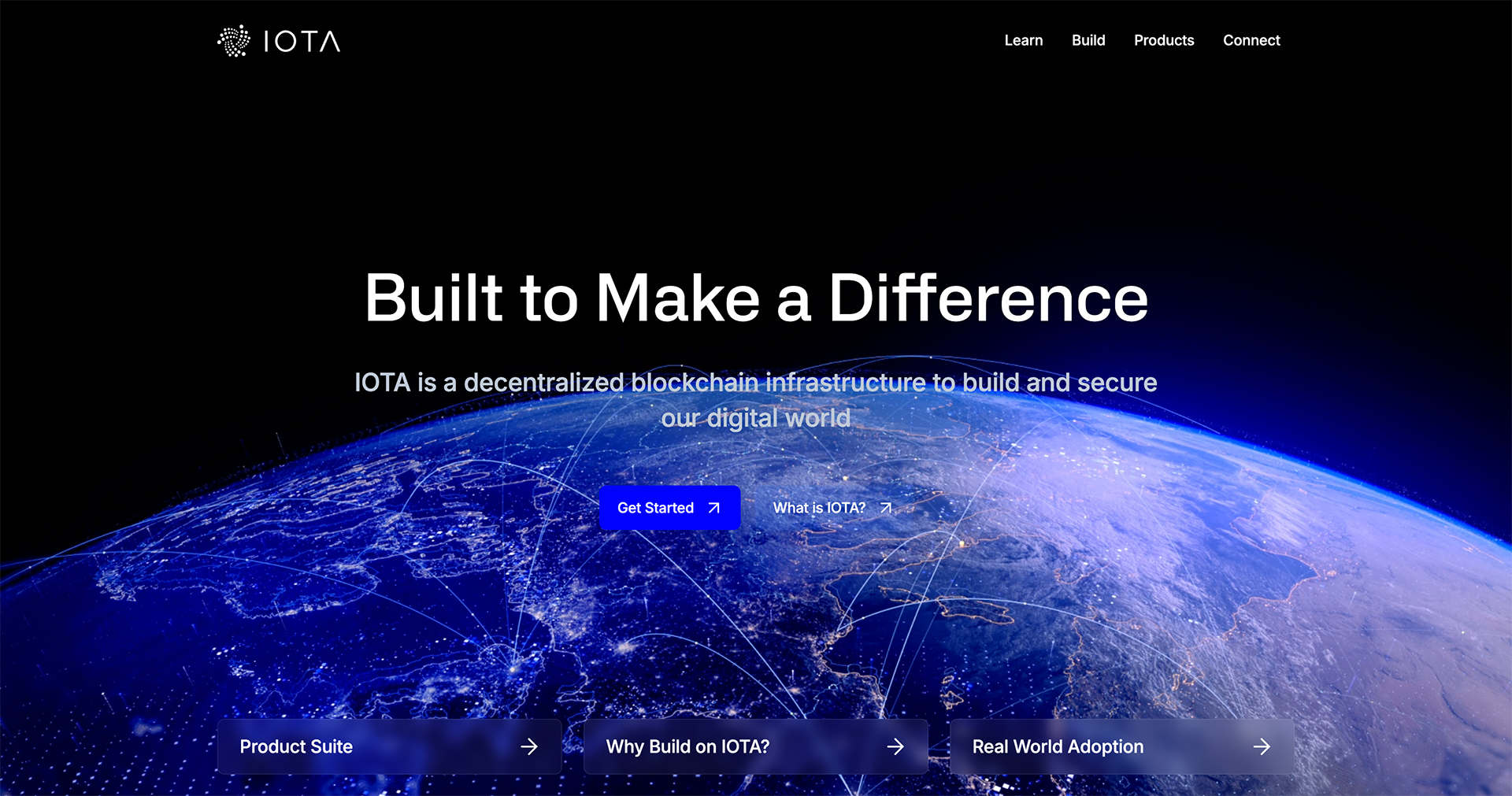 Website von IOTA