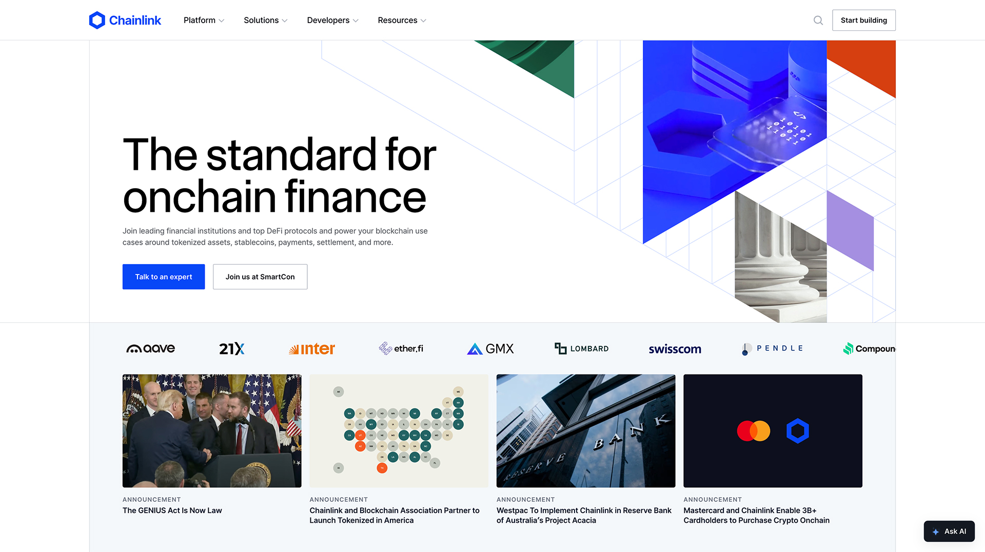 Chainlink Website