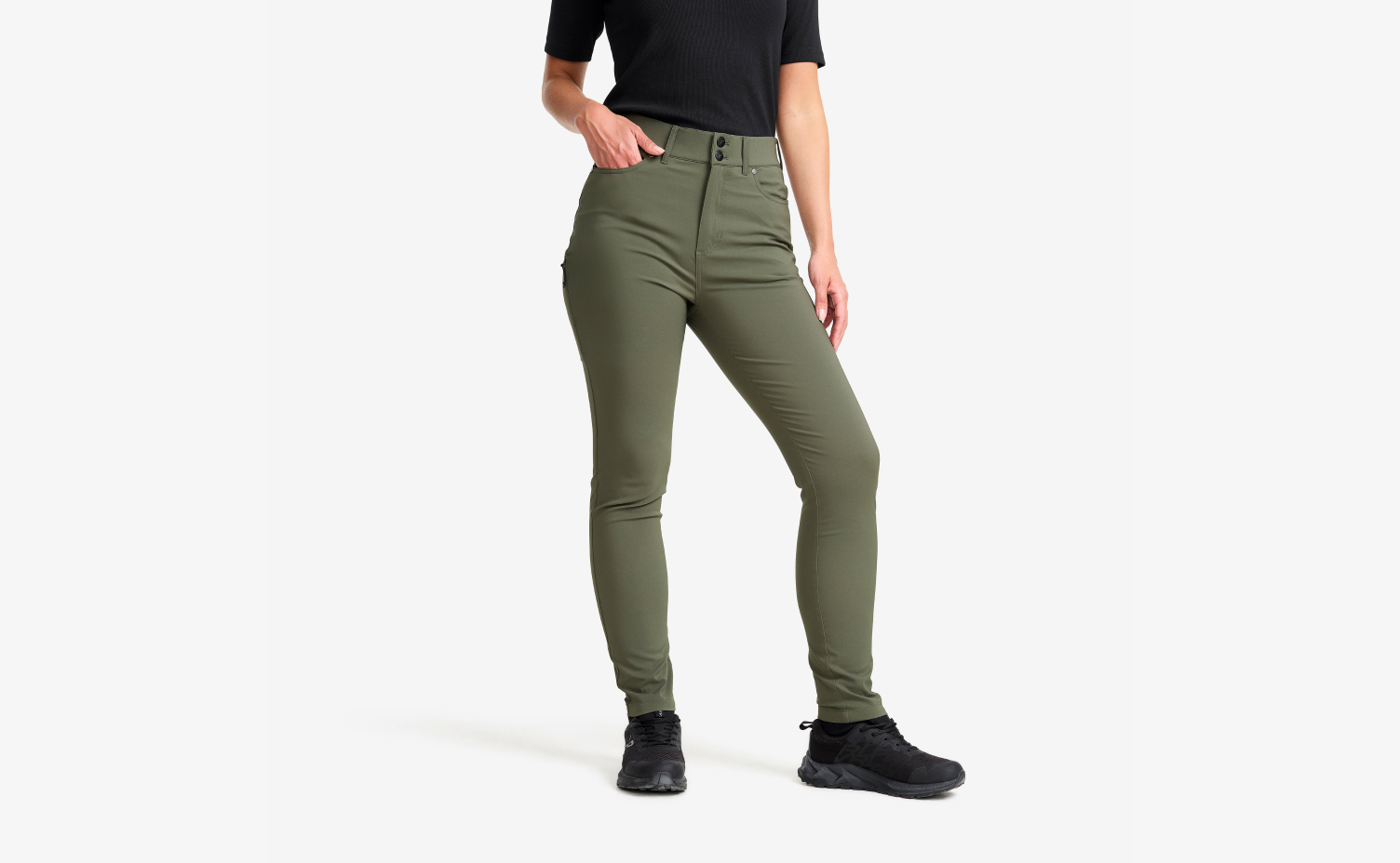 RevolutionRace RVRC GP PRO Pants, Pantaloni da Donna, durevoli per Trekking e Altre attività all'Aria Aperta, Aluminium/Brindle, S