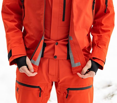 Ski Jacket Alpine - Lava Orange