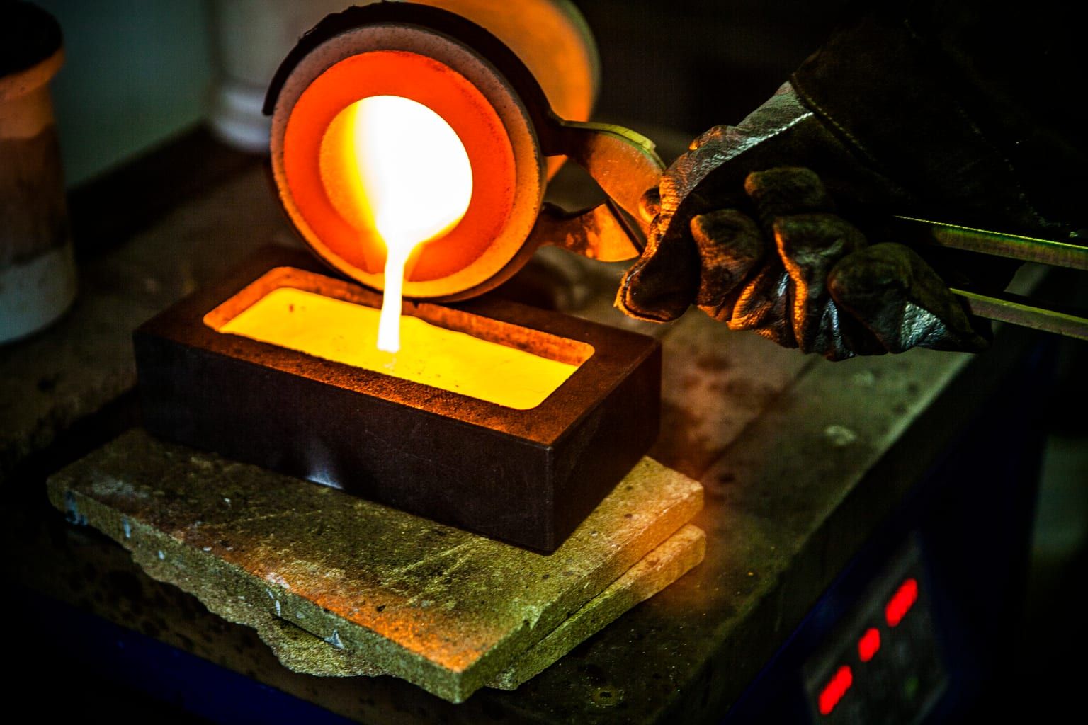 Boron in metals and gold