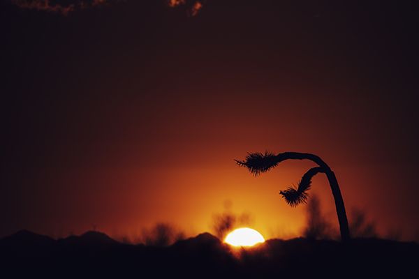 Sunset over Death Valley