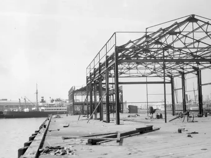 Building Wilminton project site in 1923