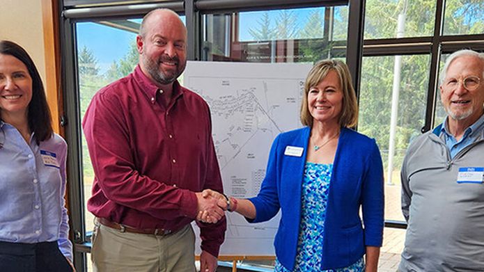 Land donation for college campus expansion