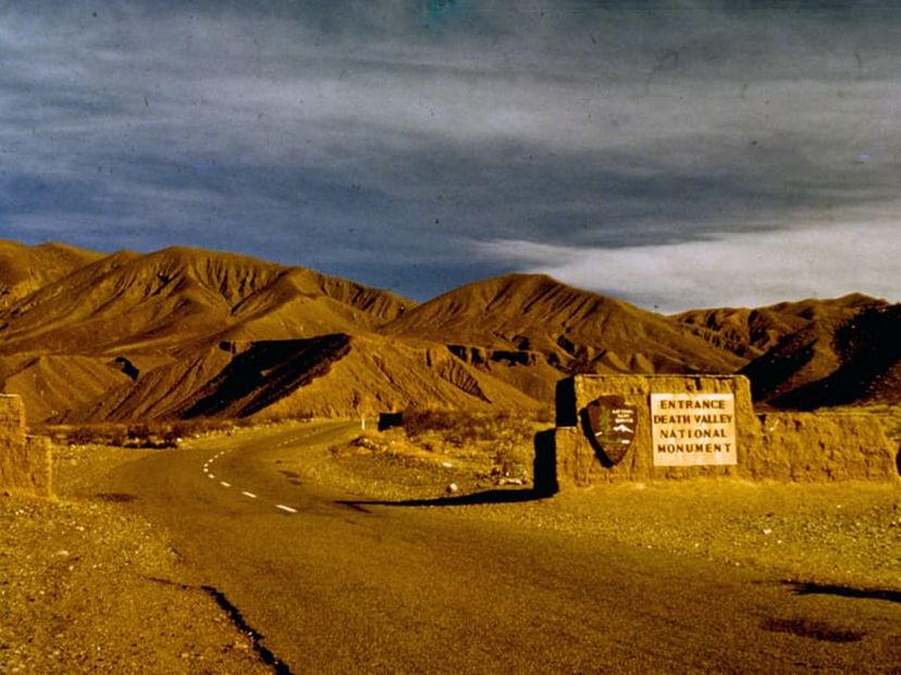 Death Valley Monument Sign
