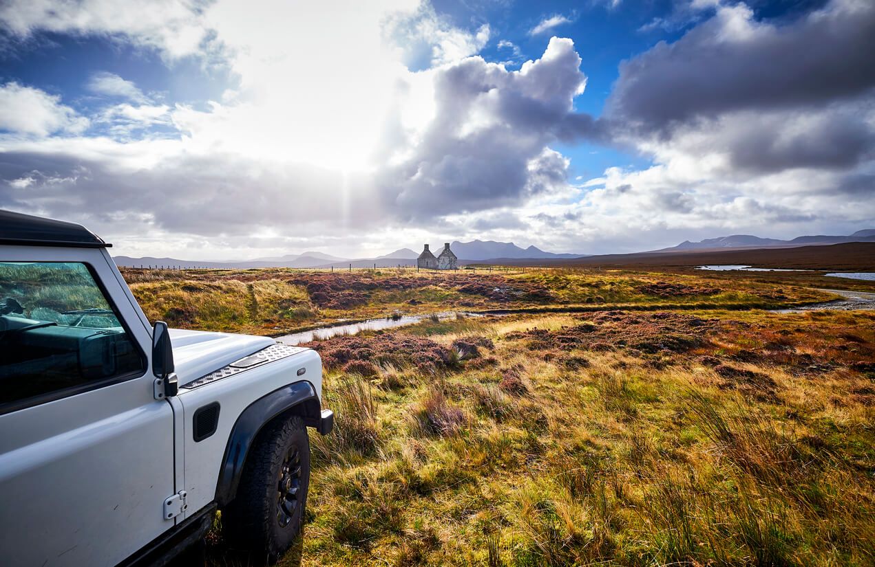 A remote house along the North Coast 500 road trip