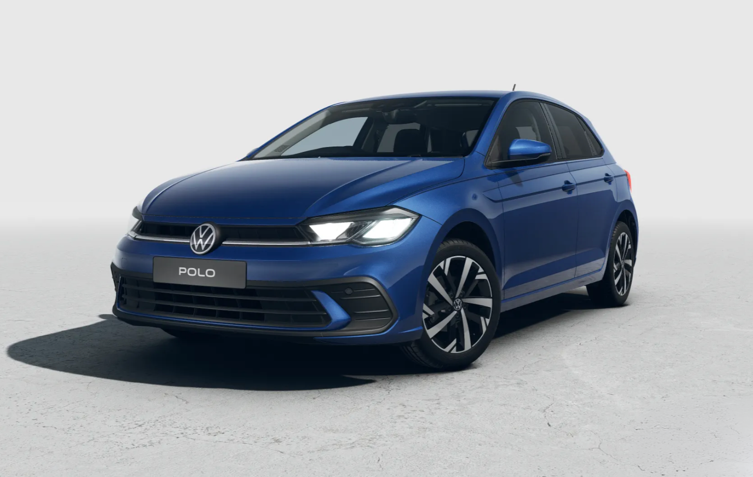 VW Polo in Reef Blue