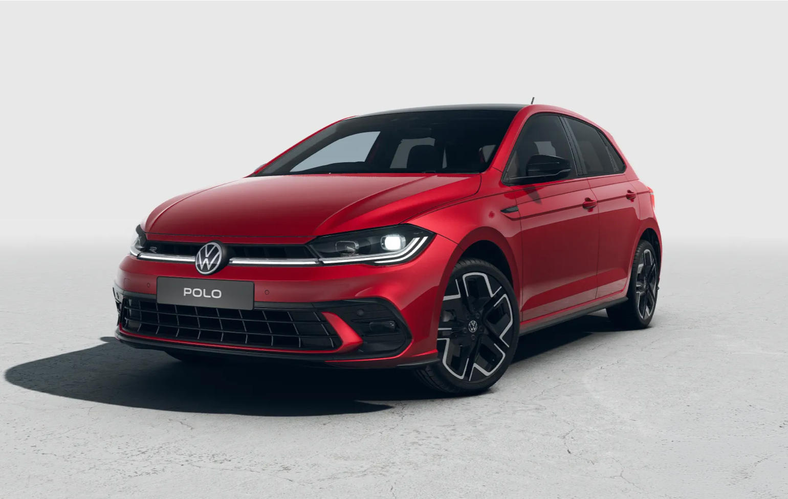 VW Polo in Kings Red Black