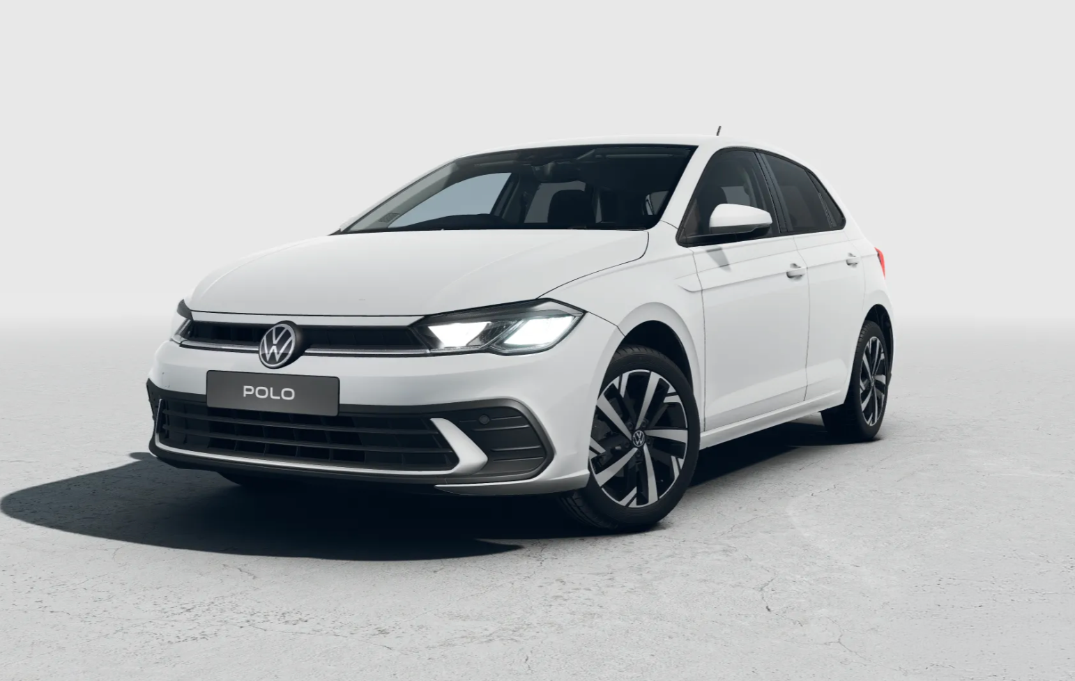 VW Polo in Pure White