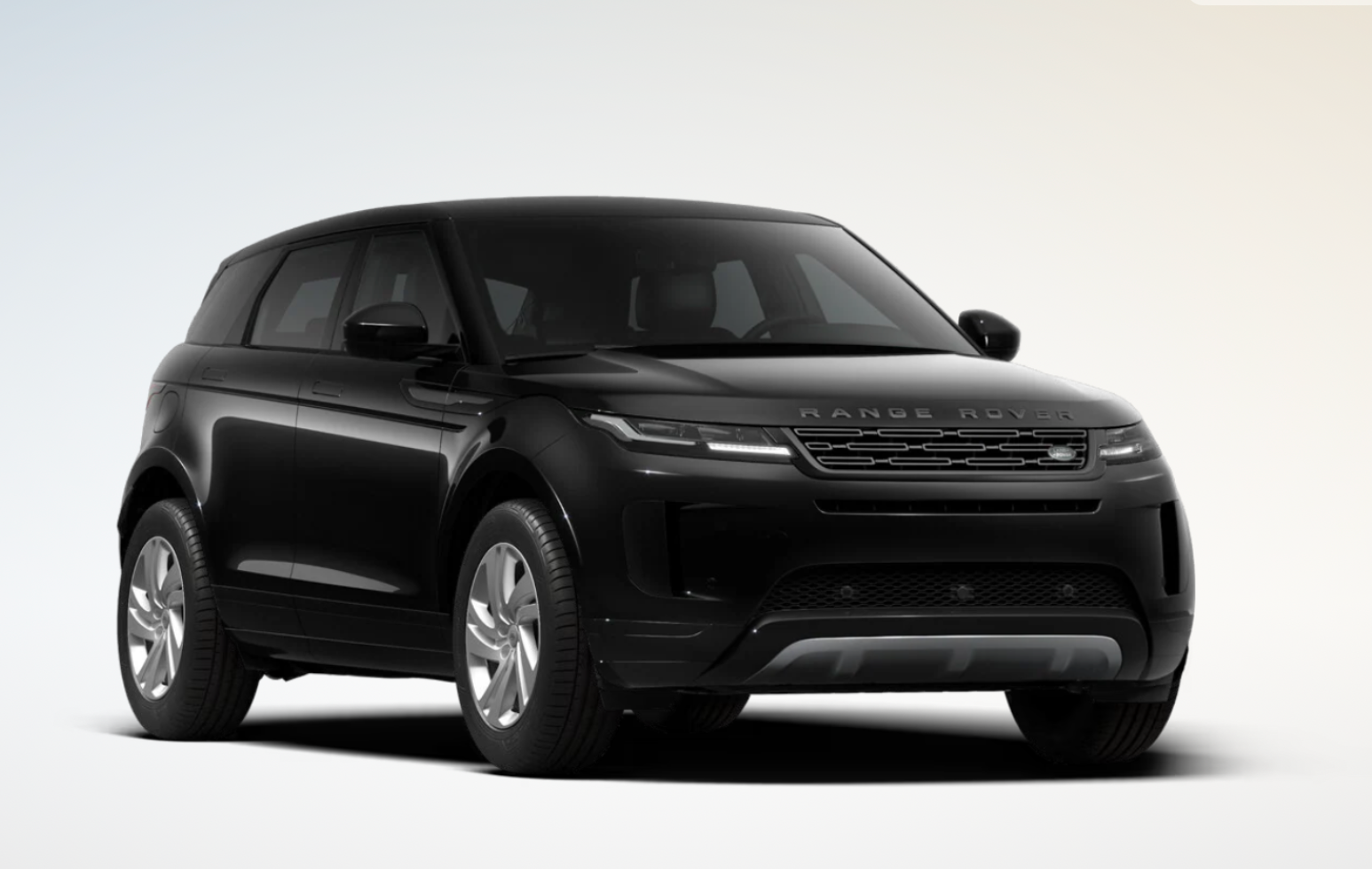 Range Rover Evoque finished in Santorini Black Metallic