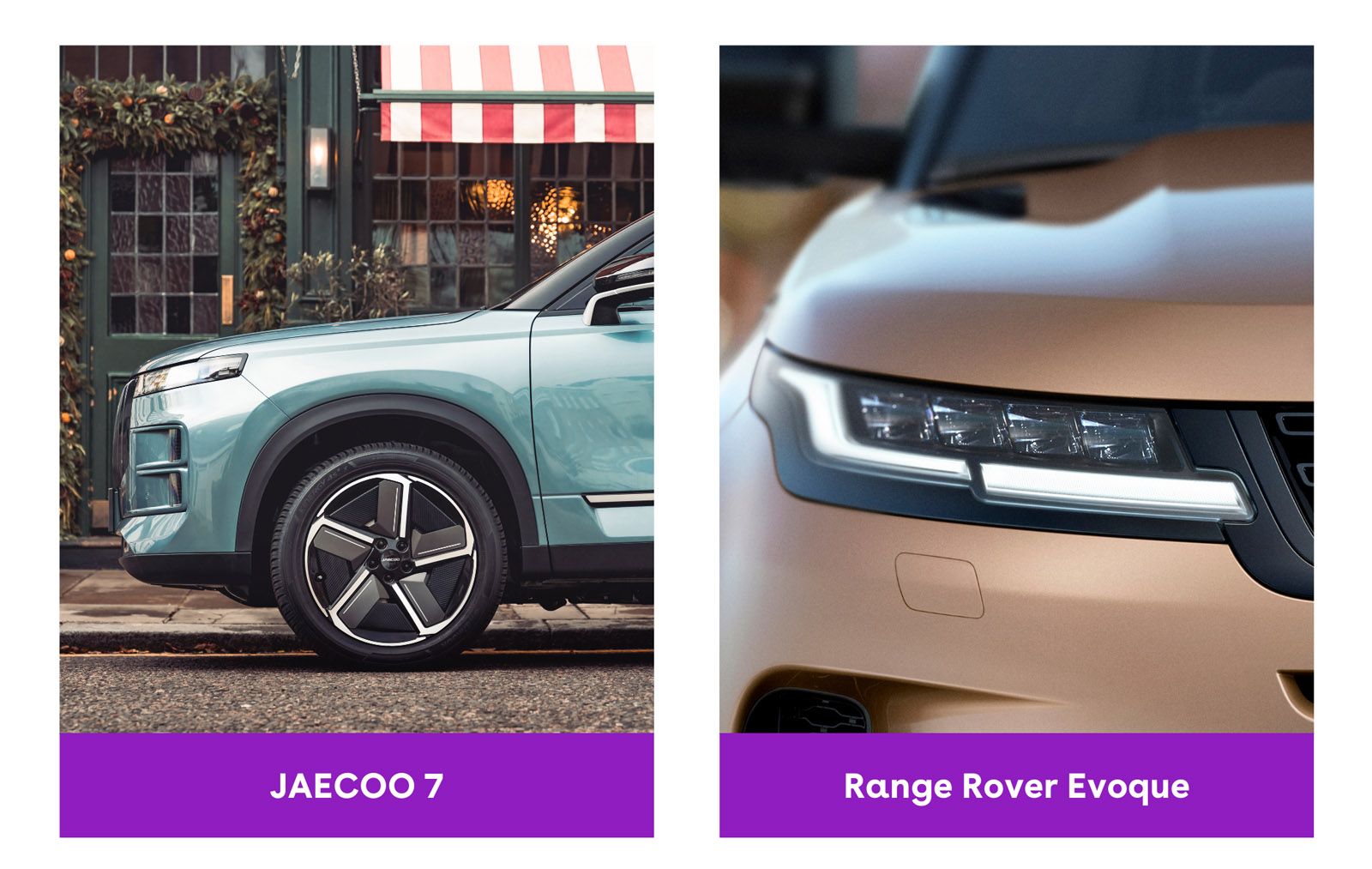 JAECOO 7 vs. Range Rover Evoque style