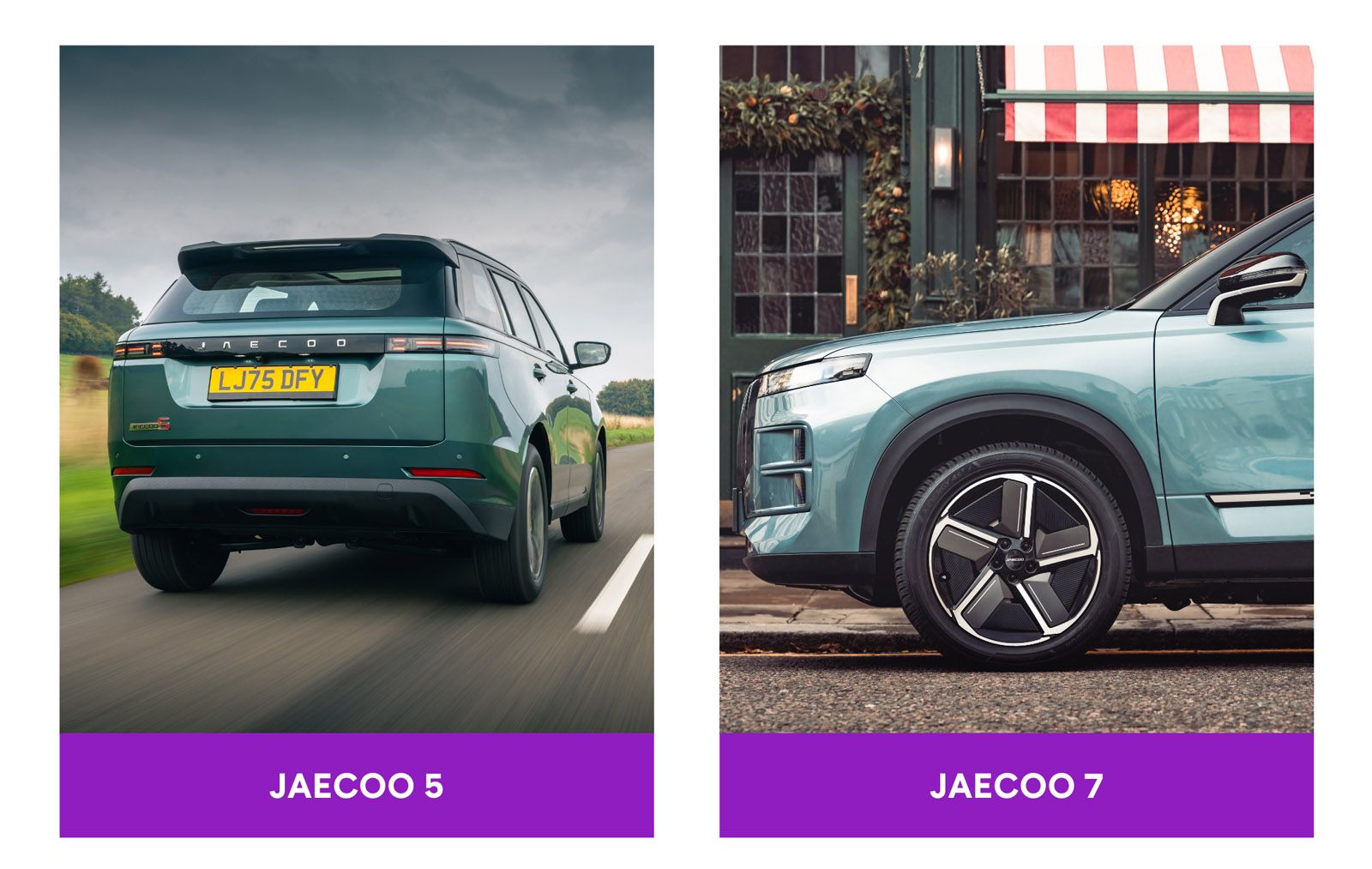 JAECOO 5 vs. JAECOO 7 rear and wheel