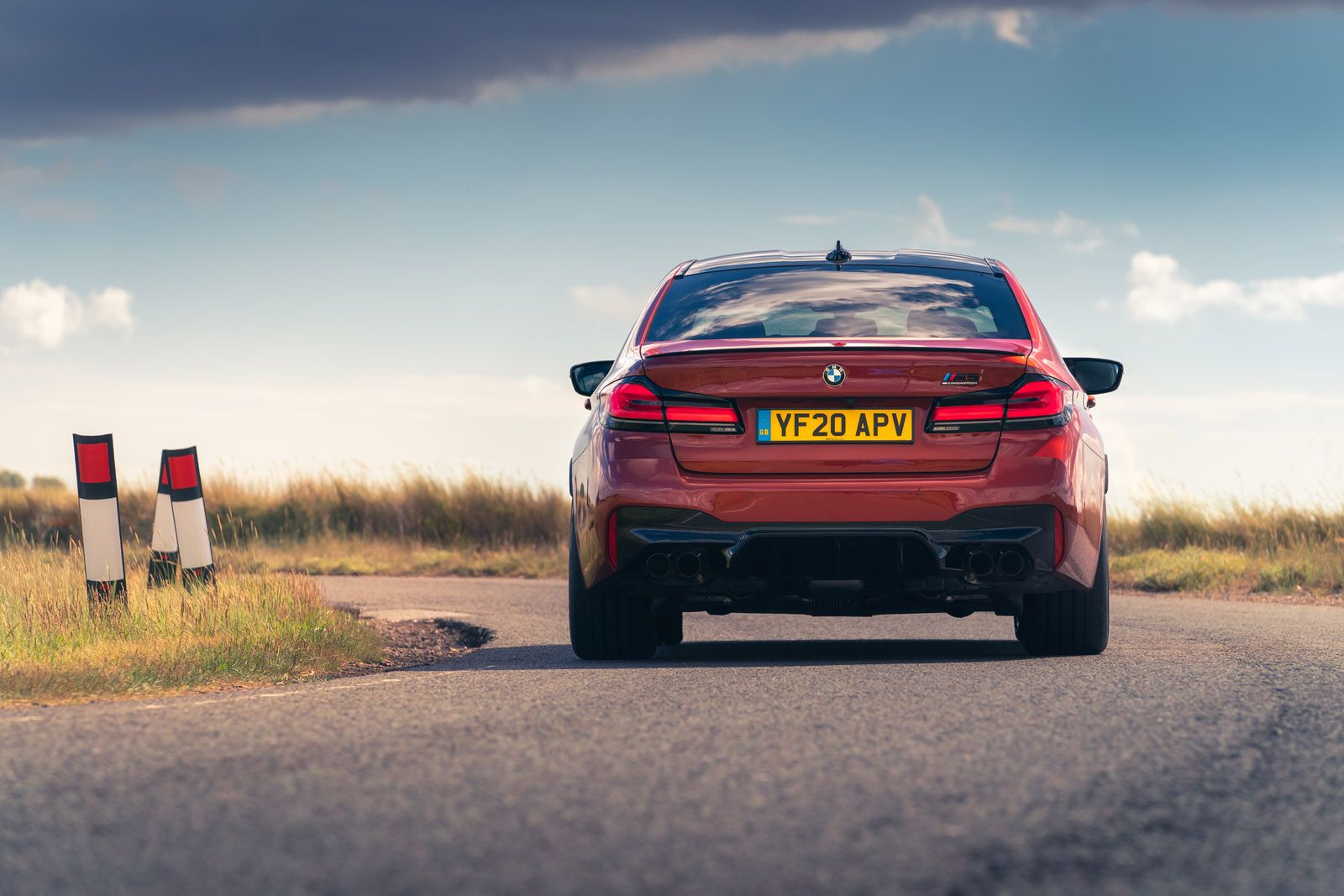 Red BMW M5 (F90)