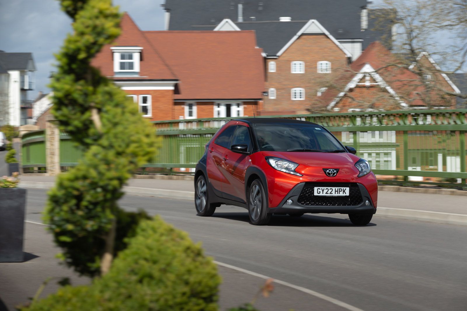 Toyota Aygo X driving