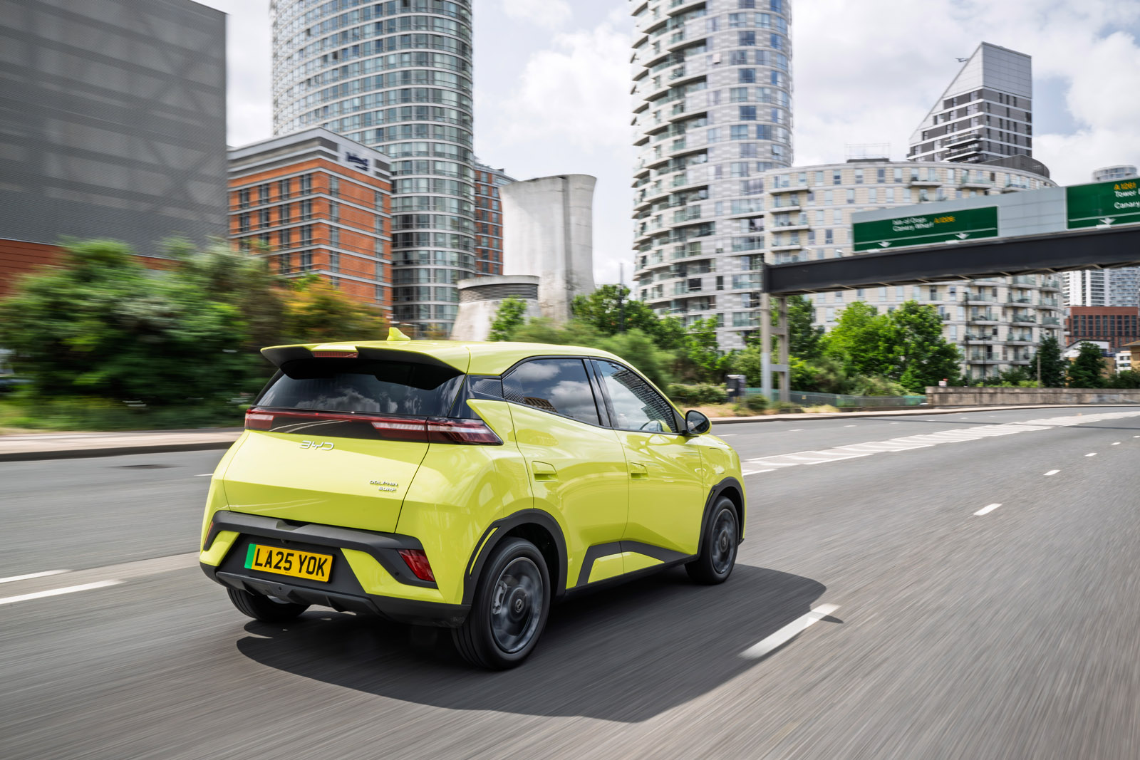 BYD Dolphin SURF driving