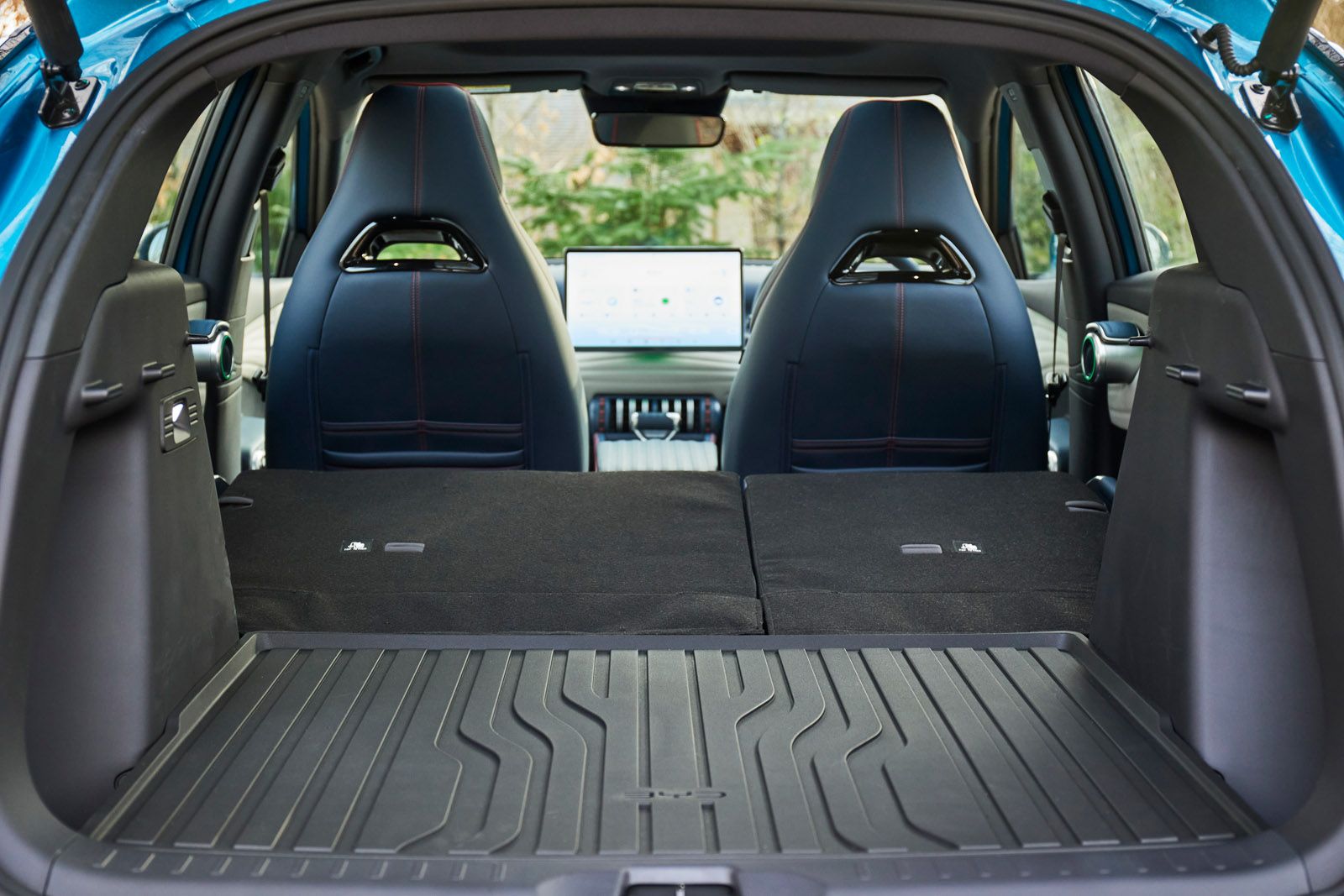 BYD ATTO 3 boot space (seats folded)