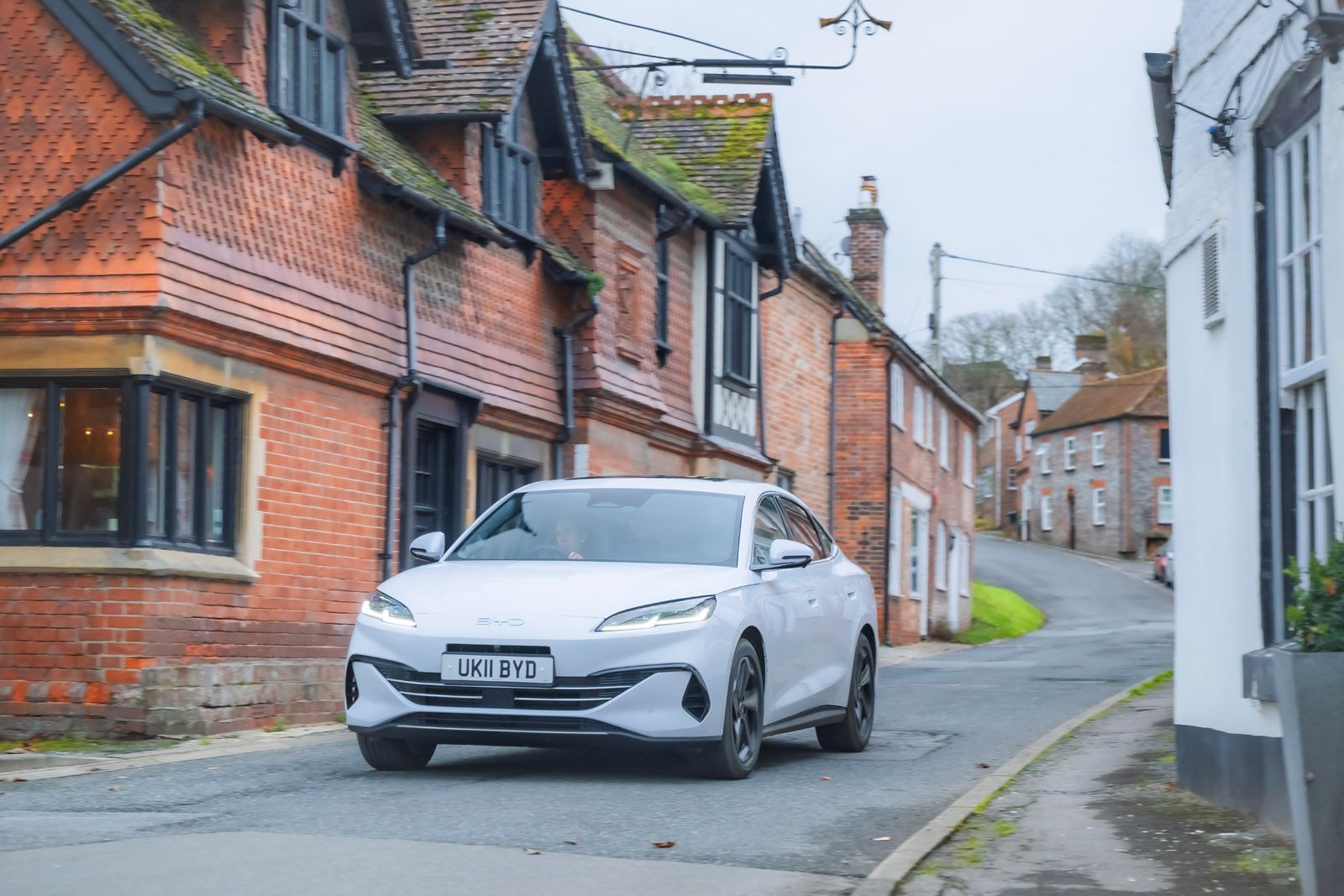 BYD SEAL 6 DM-i Saloon driving in town