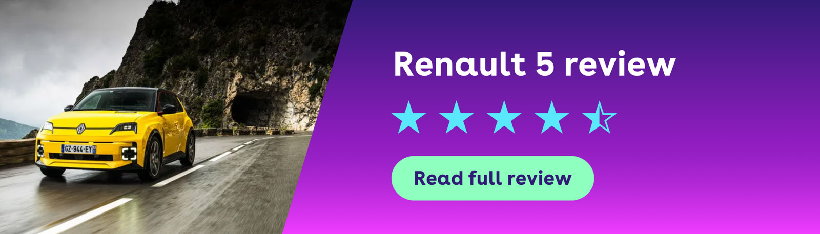 Yellow Renault 5
