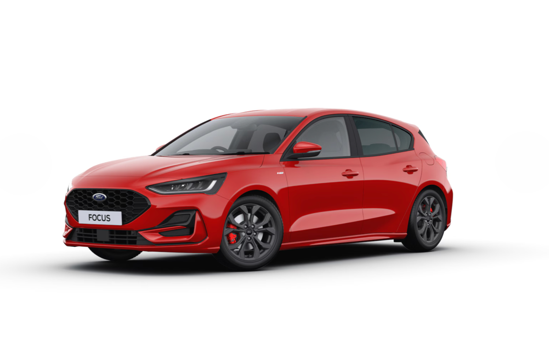 Ford Focus in Race Red