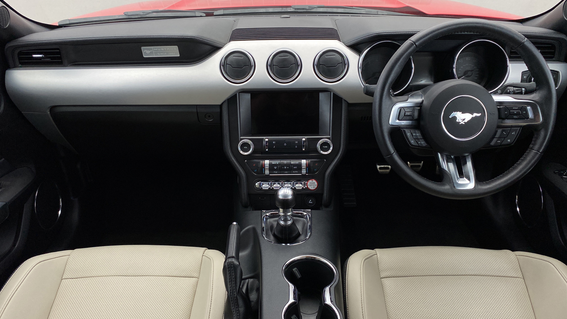 Car interior for Ford Mustang
