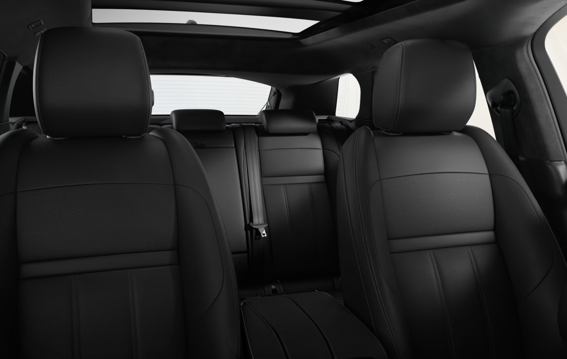 Range Rover Evoque with Ebony interior with extended Windsor leather and contrast stitching