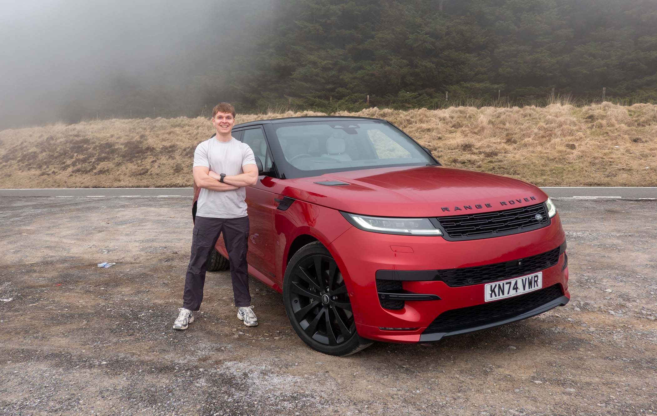 Craig Hale with Range Rover Sport