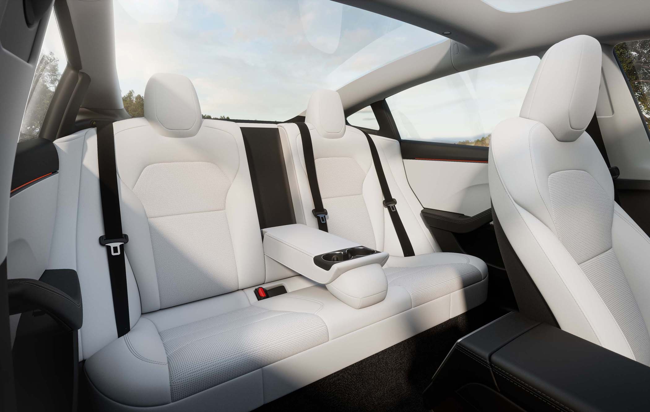 Tesla Model 3 Highland rear seats