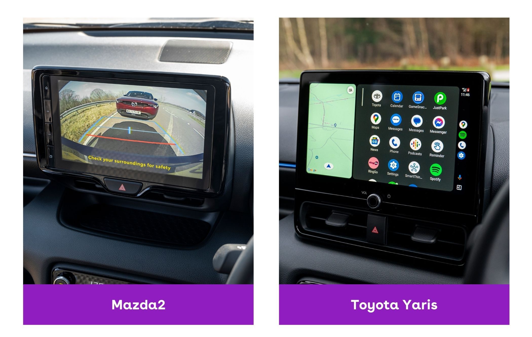 Mazda2 vs. Toyota Yaris