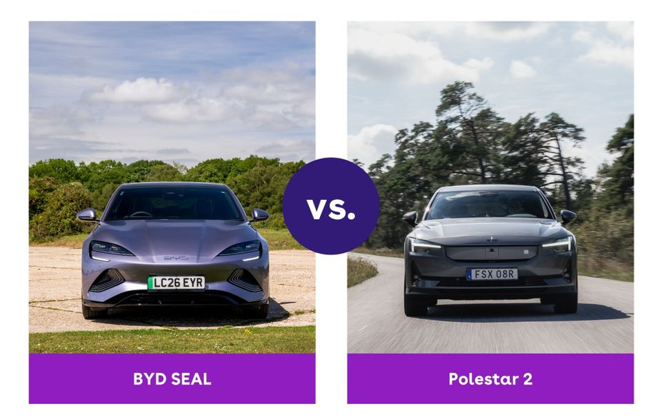 A comparison of the BYD Seal vs. Polestar 2