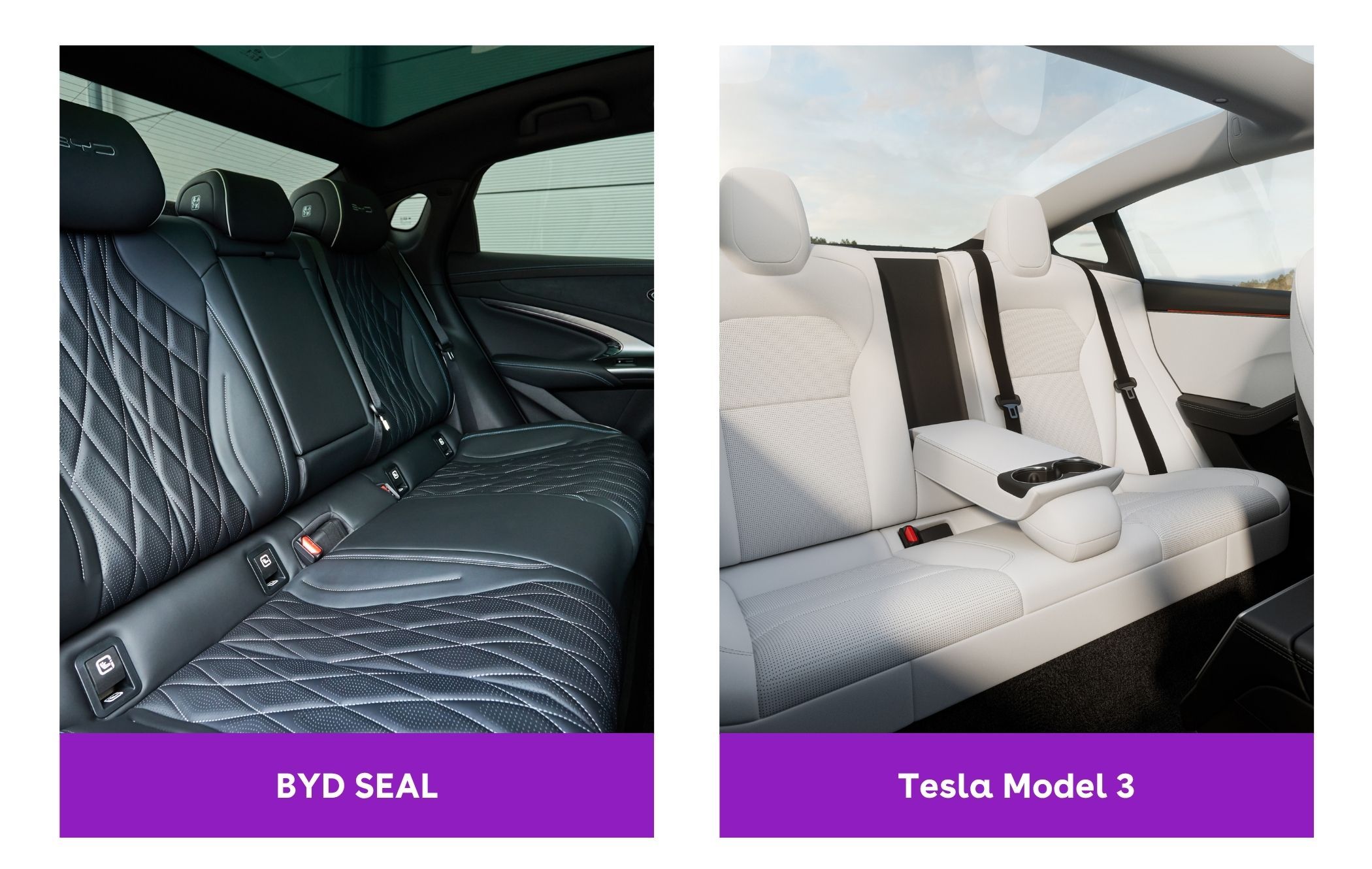 BYD SEAL vs. Tesla Model 3