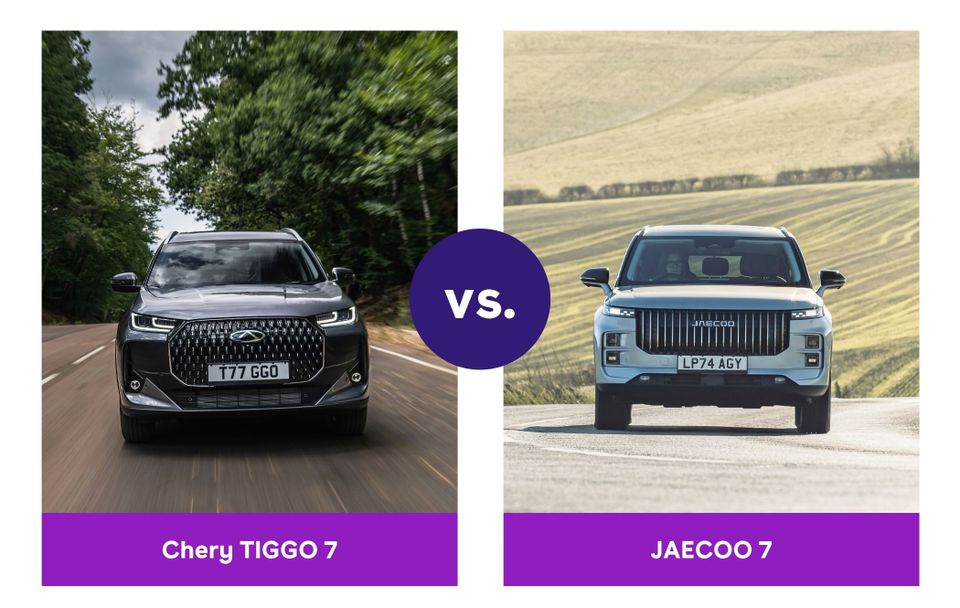 A comparison of the TIGGO 7 and JAECOO 7