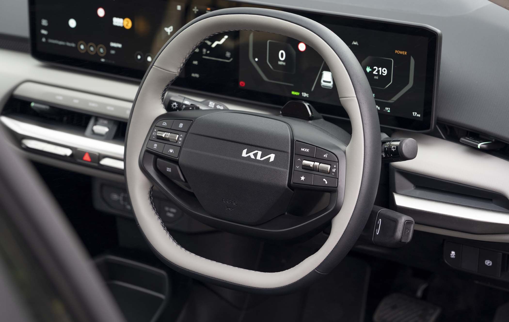 Kia EV4 steering wheel