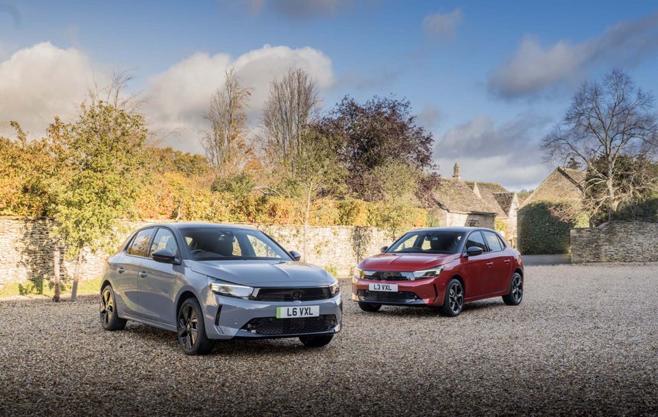 Vauxhall Corsa models side-by-side