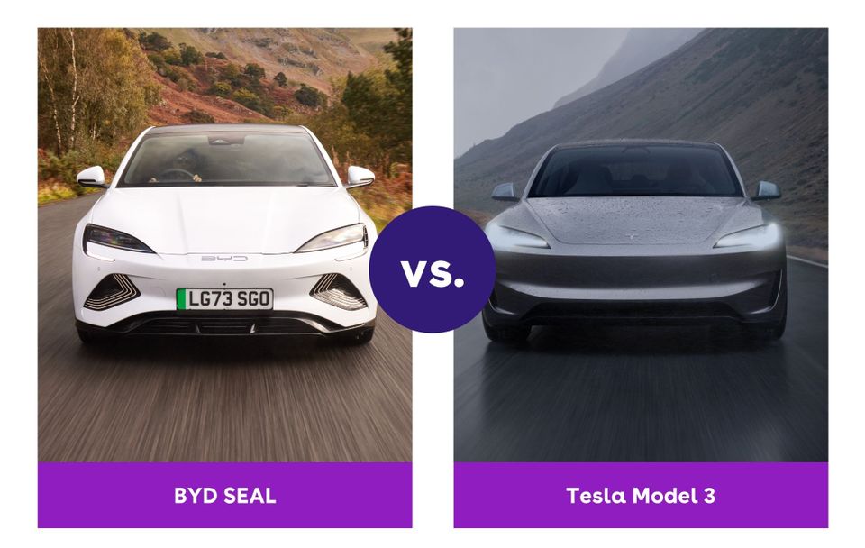 BYD SEAL vs. Tesla Model 3