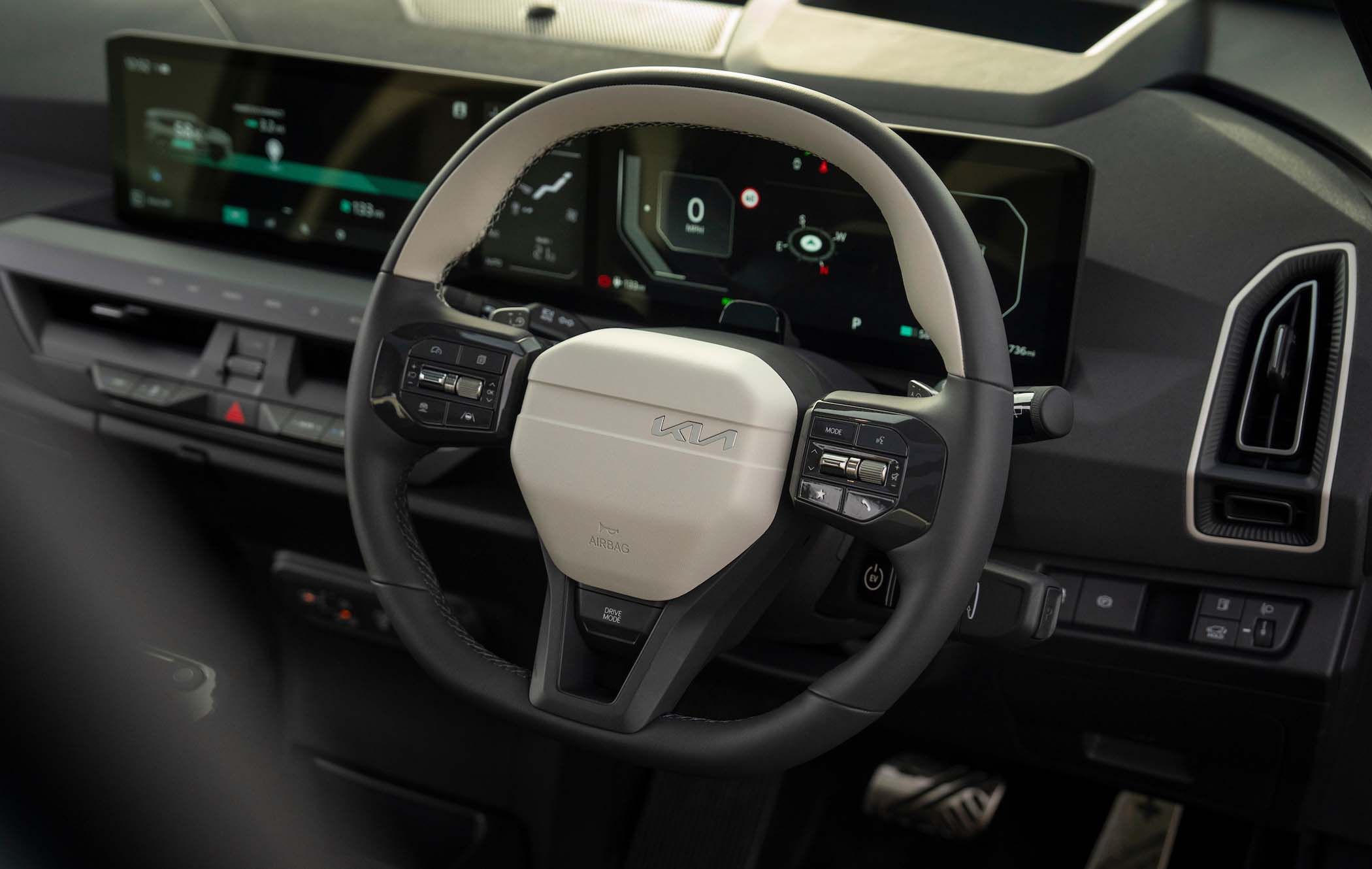Kia EV5 steering wheel