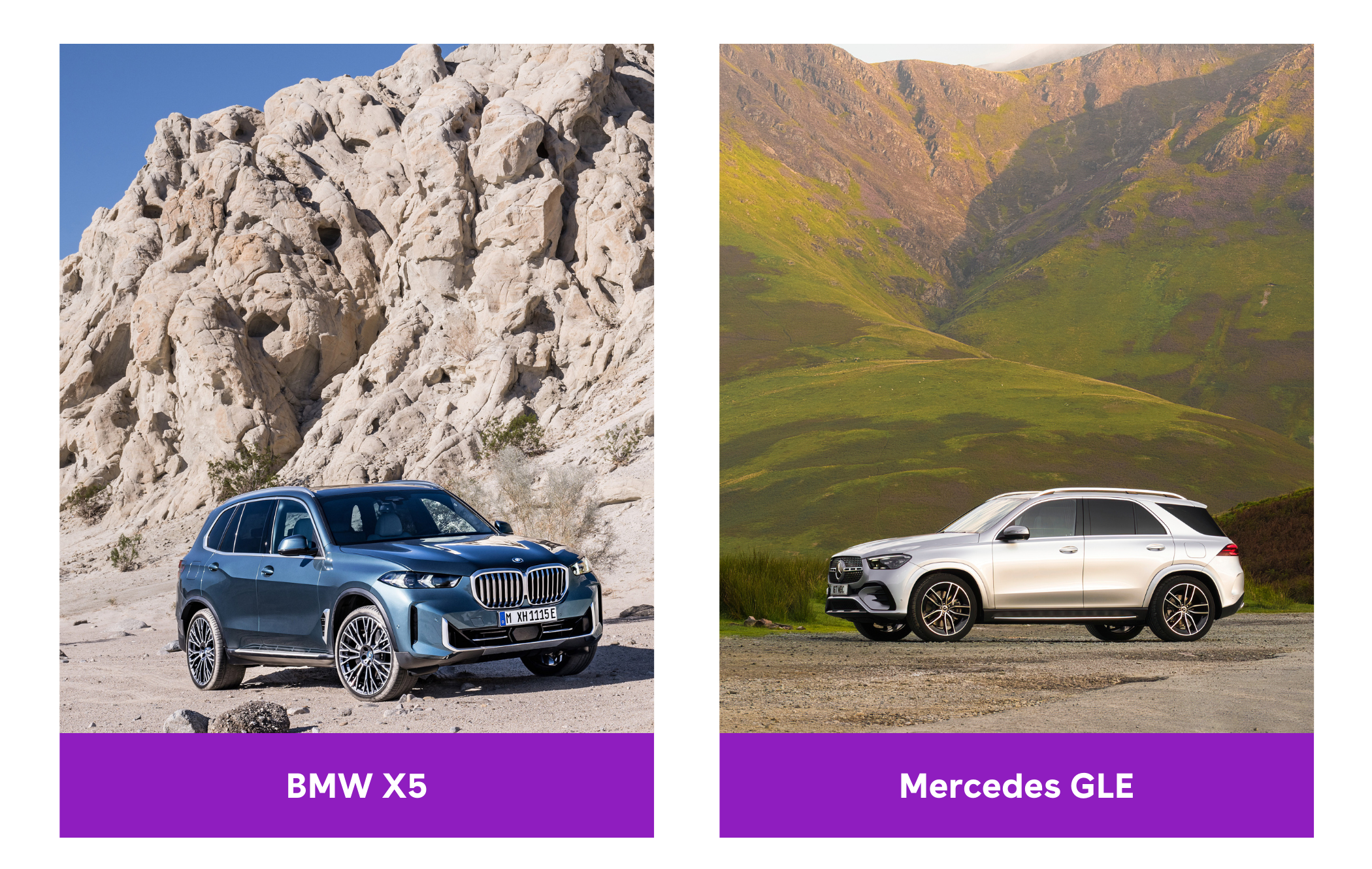 A comparison of the BMW X5 and Mercedes GLE and how they drive