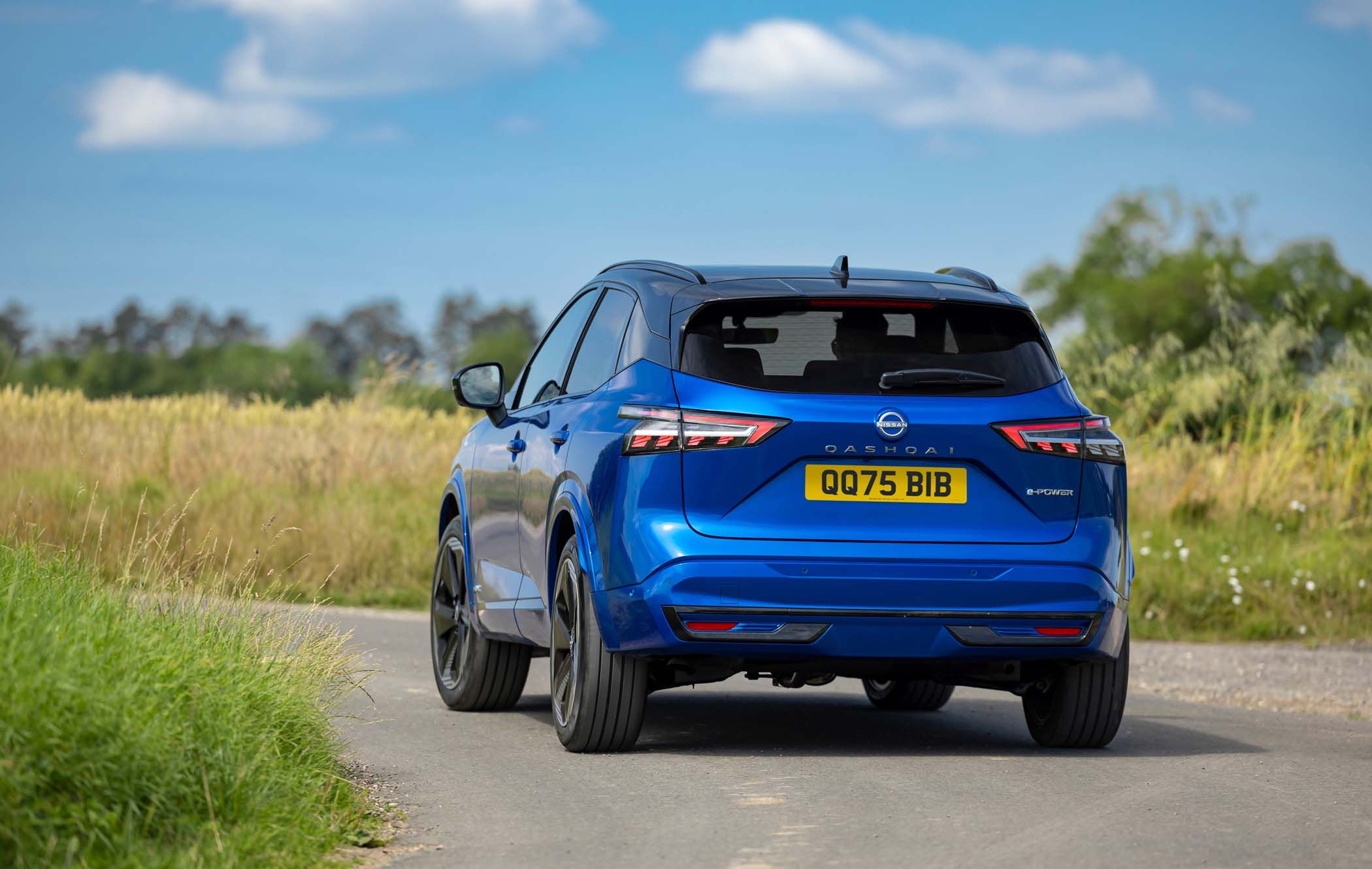 Nissan Qashqai rear, driving