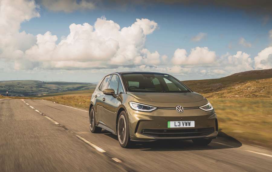 Volkswagen ID.3 in Olivine Green