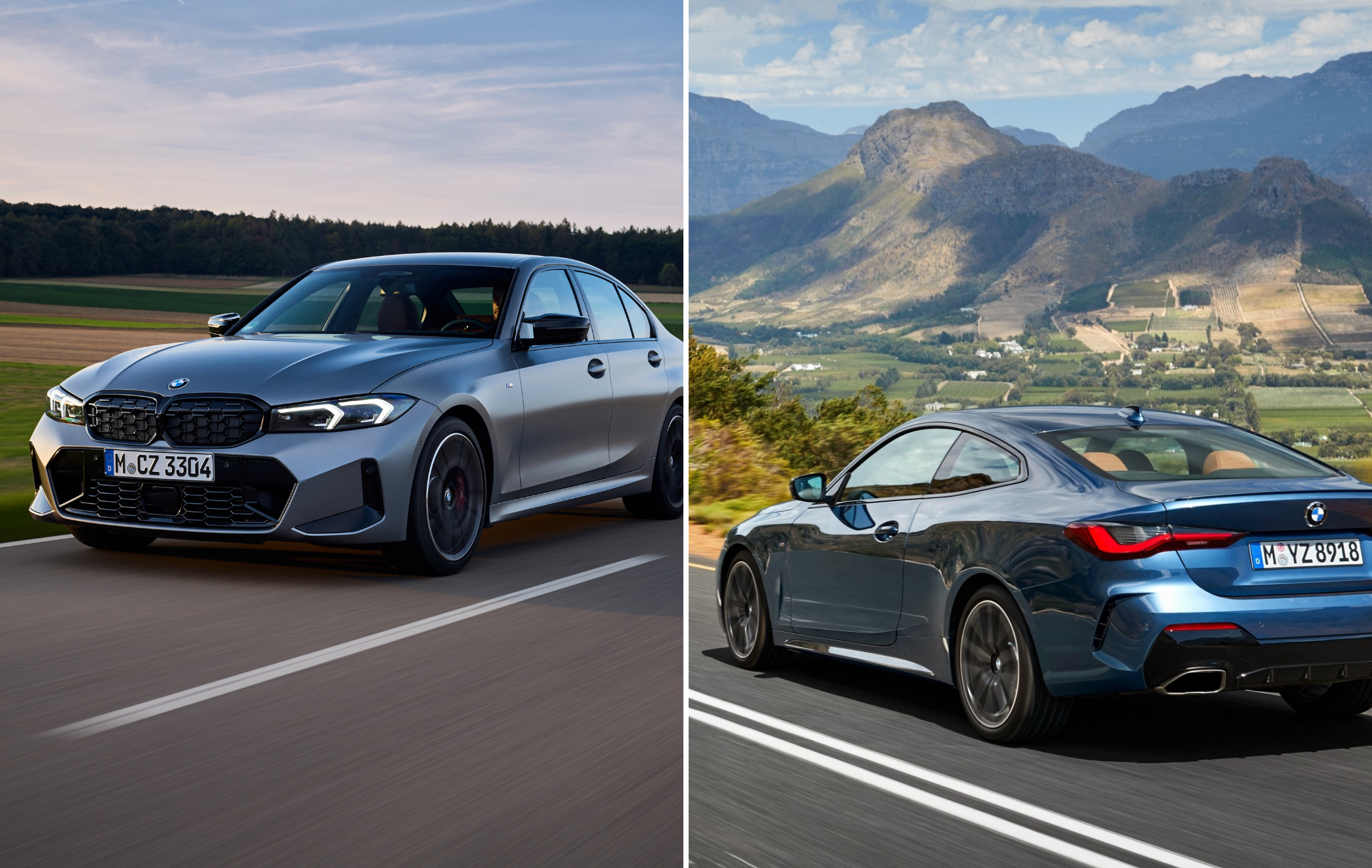 A comparison of the BMW 3 and 4 Series driving