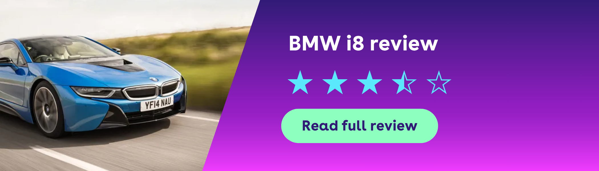 BMW i8 review banner