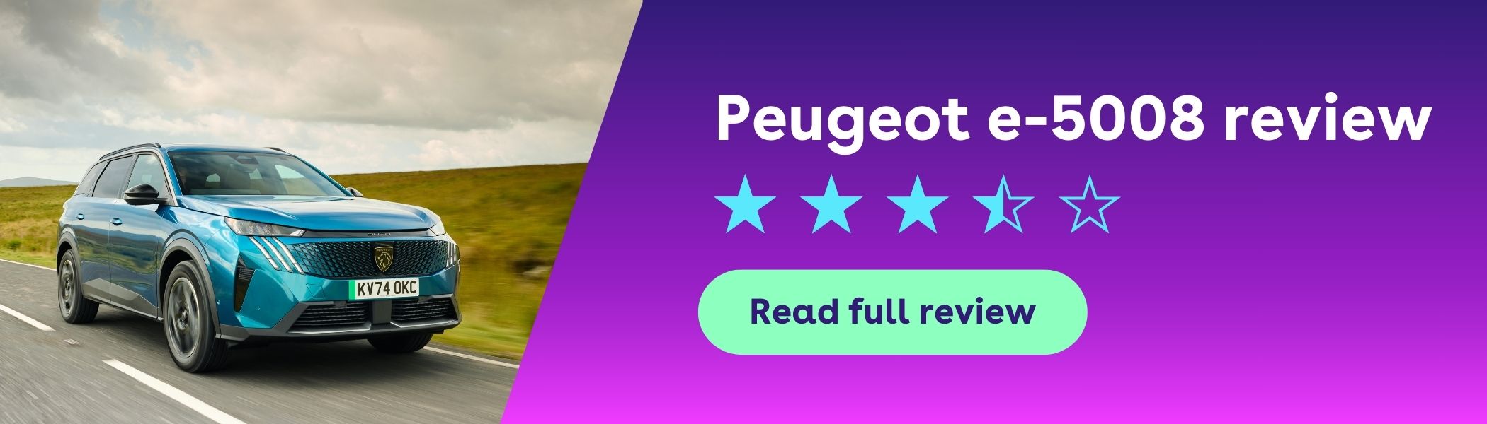 Peugeot e-5008 banner