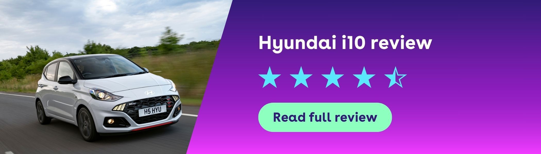 Hyundai i10 review banner