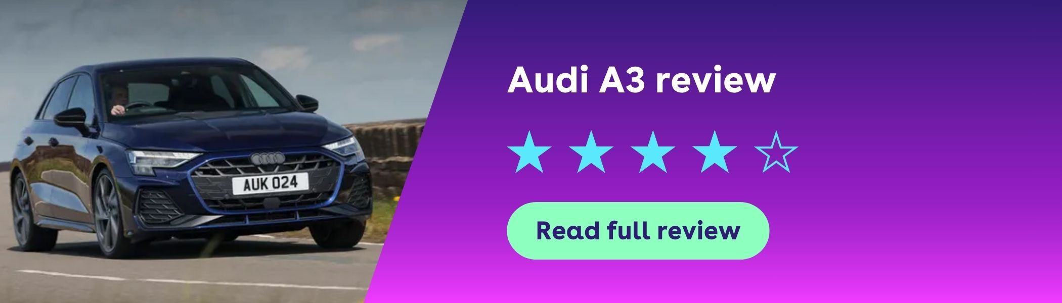 Audi A3 review banner