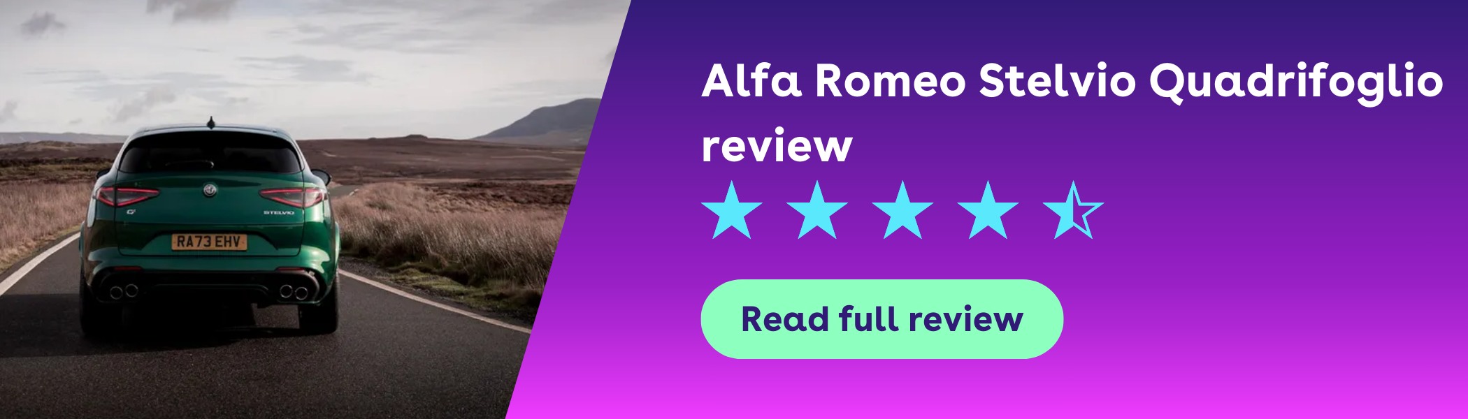 Alfa Romeo Stelvio Quadrifoglio review banner